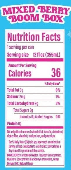 THC Seltzers (12oz/4mg cans) 2-pack or 4-pack