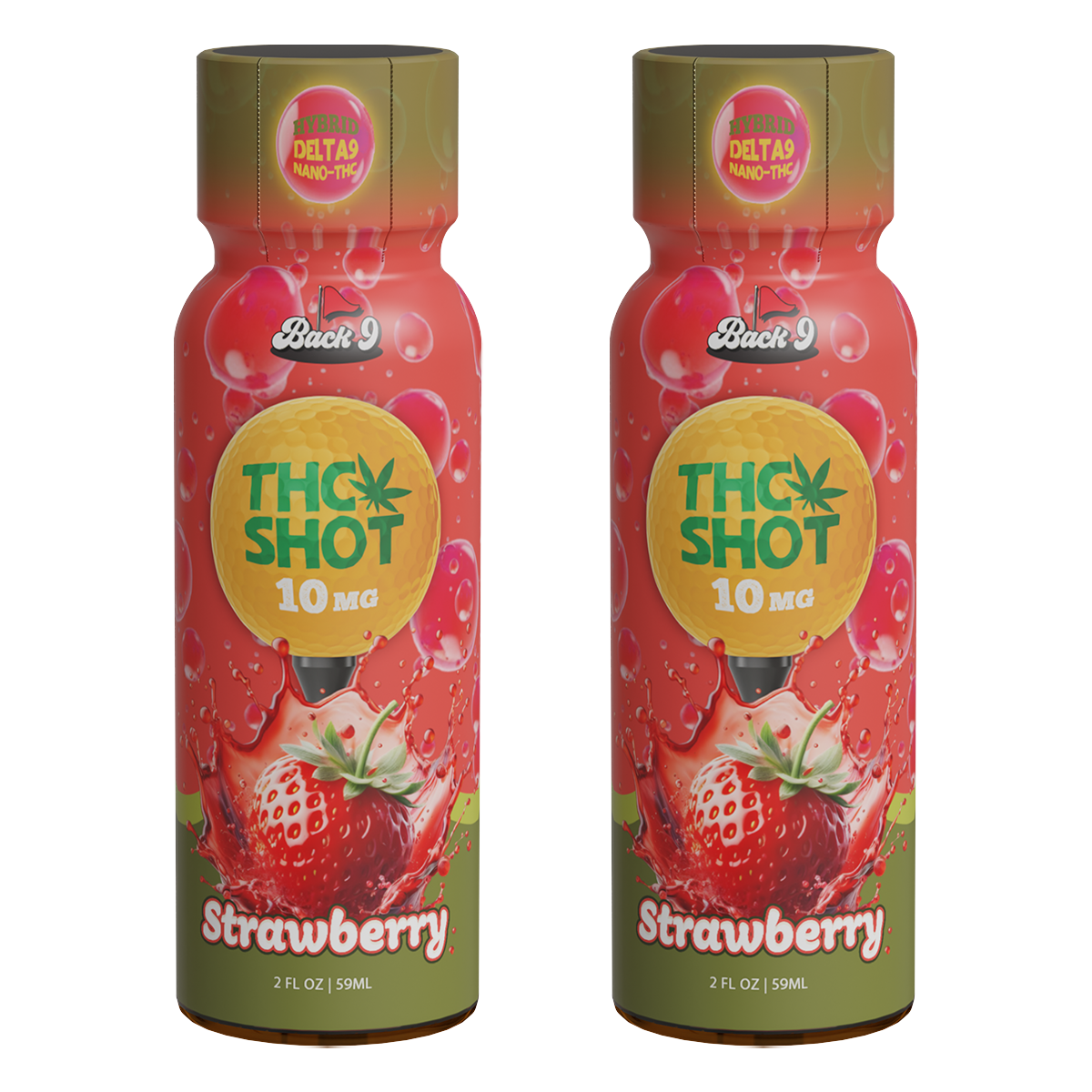 THC Shots (2oz/10mg bottles) 2, 3, 6, or 12-pack