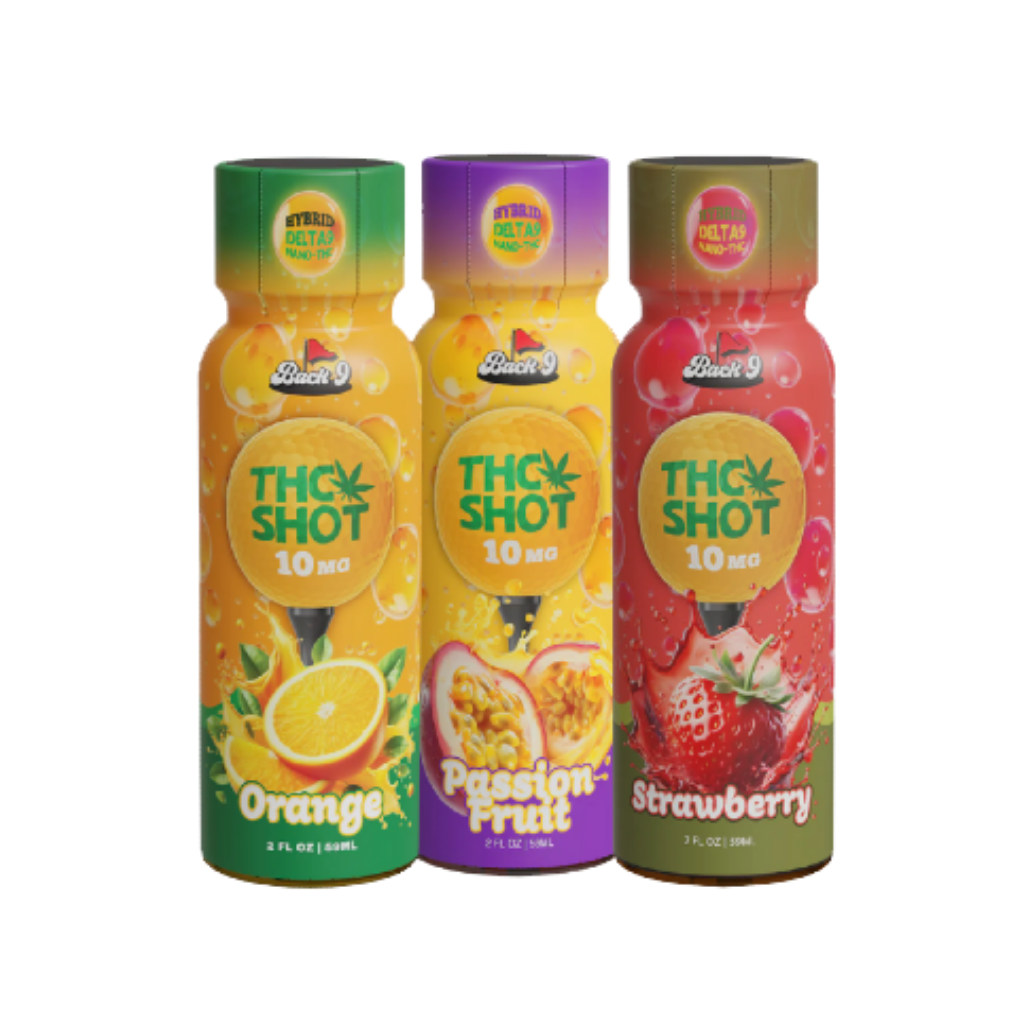 THC Shots (2oz/10mg bottles) 2, 3, 6, or 12-pack