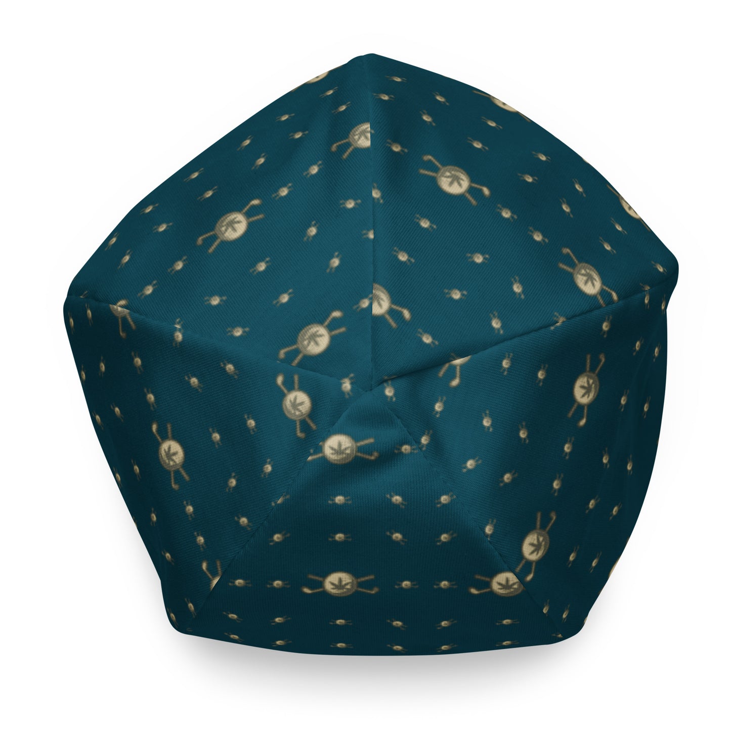 Back 9 All-Over Beanie - Dark Green