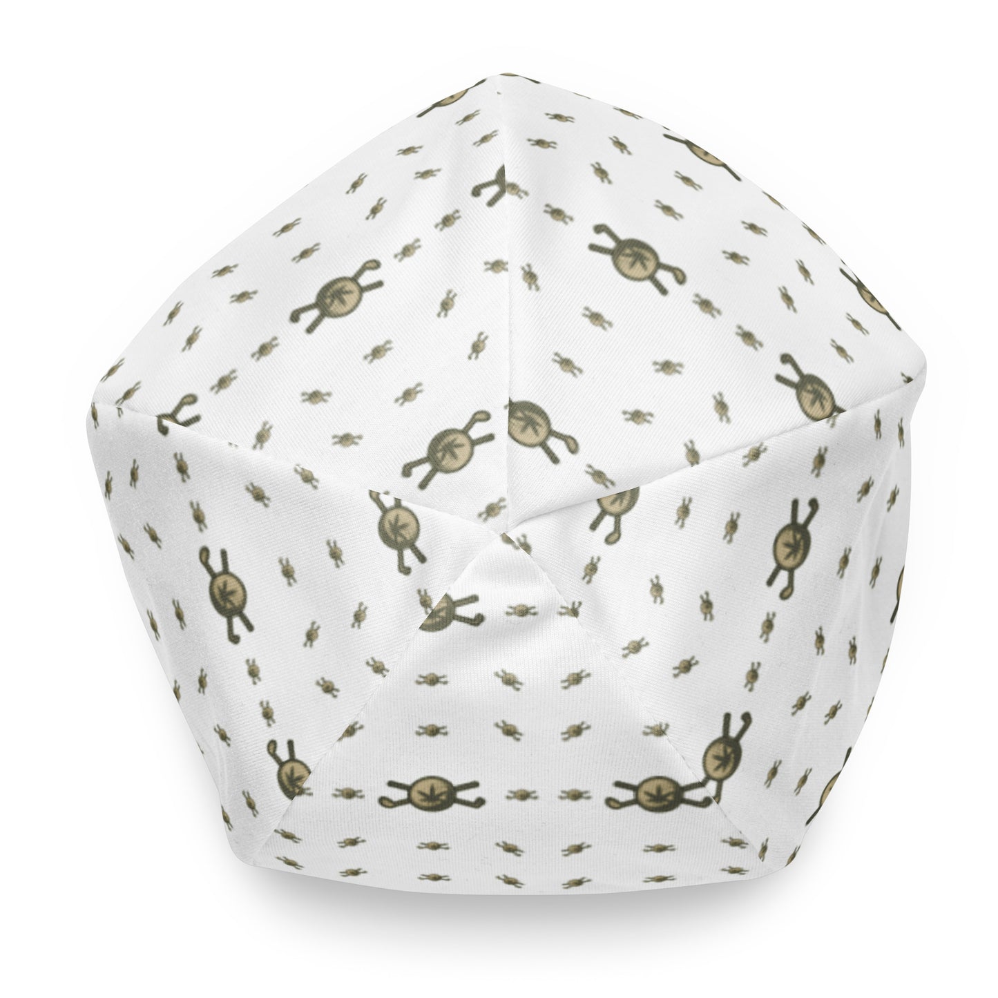 Back 9 All-Over Beanie - White