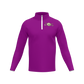 Men's Long Sleeve Quarter Zip-Purple