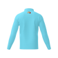 Men's Long Sleeve Quarter Zip-Light Blue