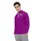 Men's Long Sleeve Quarter Zip-Purple