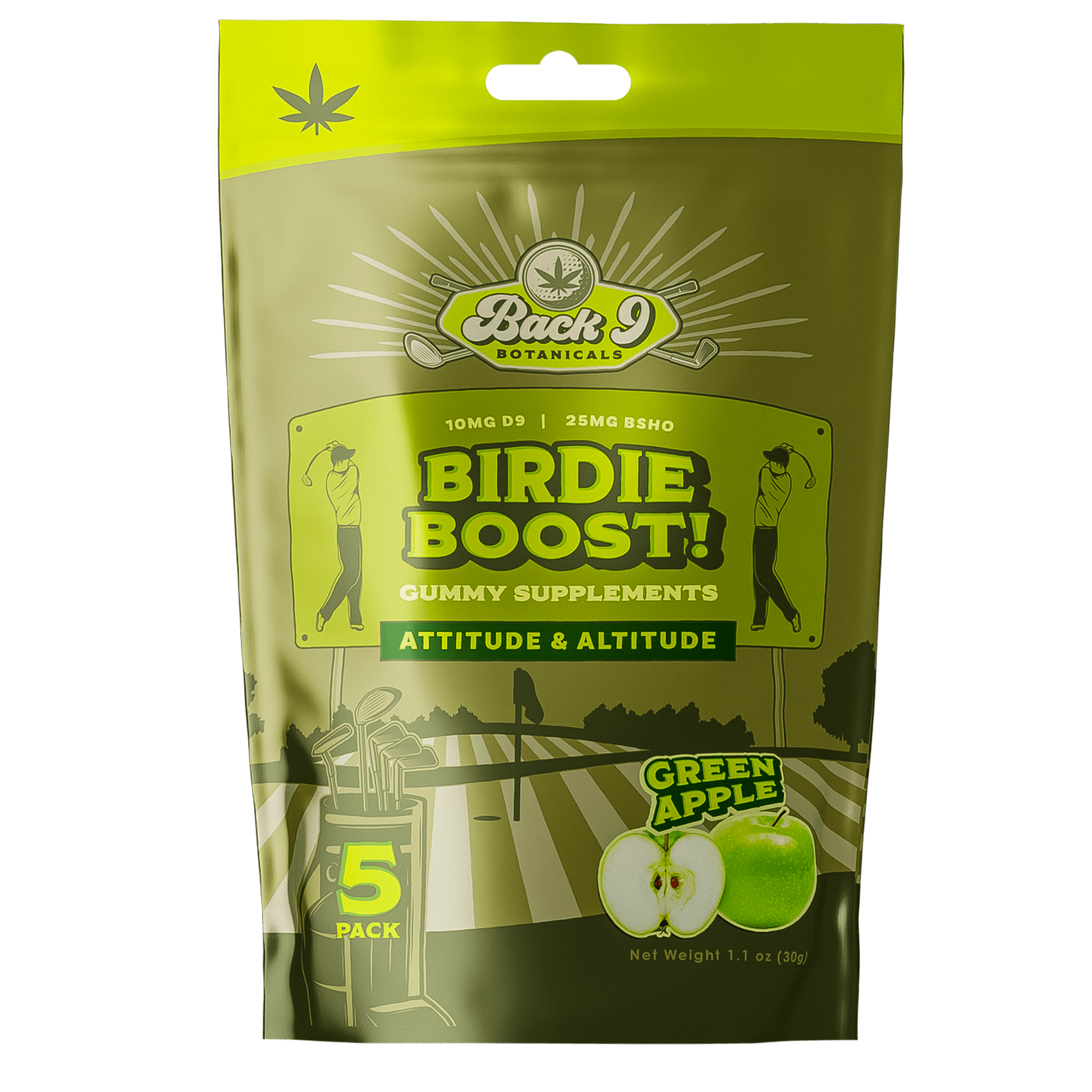 Birdie Boost! - Attitude & Altitude Hemp Golf Gummies