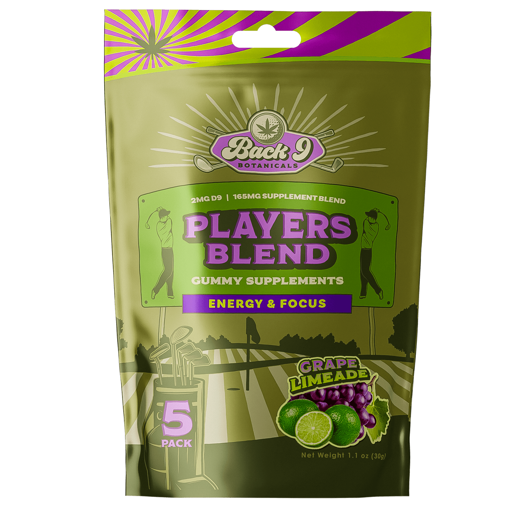 Players Blend - Energy & Focus Hemp Golf Gummies