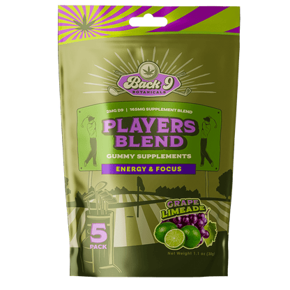 Players Blend - Energy & Focus Hemp Golf Gummies