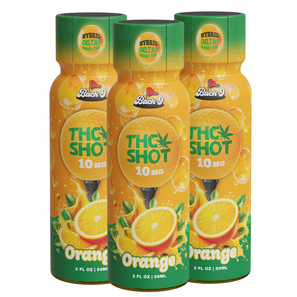 THC Shots (2oz/10mg bottles) 2, 3, 6, or 12-pack