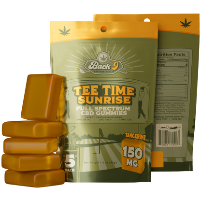 Tee Time Sunrise - Energy Hemp Golf Gummies (150mg)