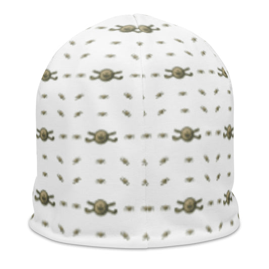 All-Over Beanie White