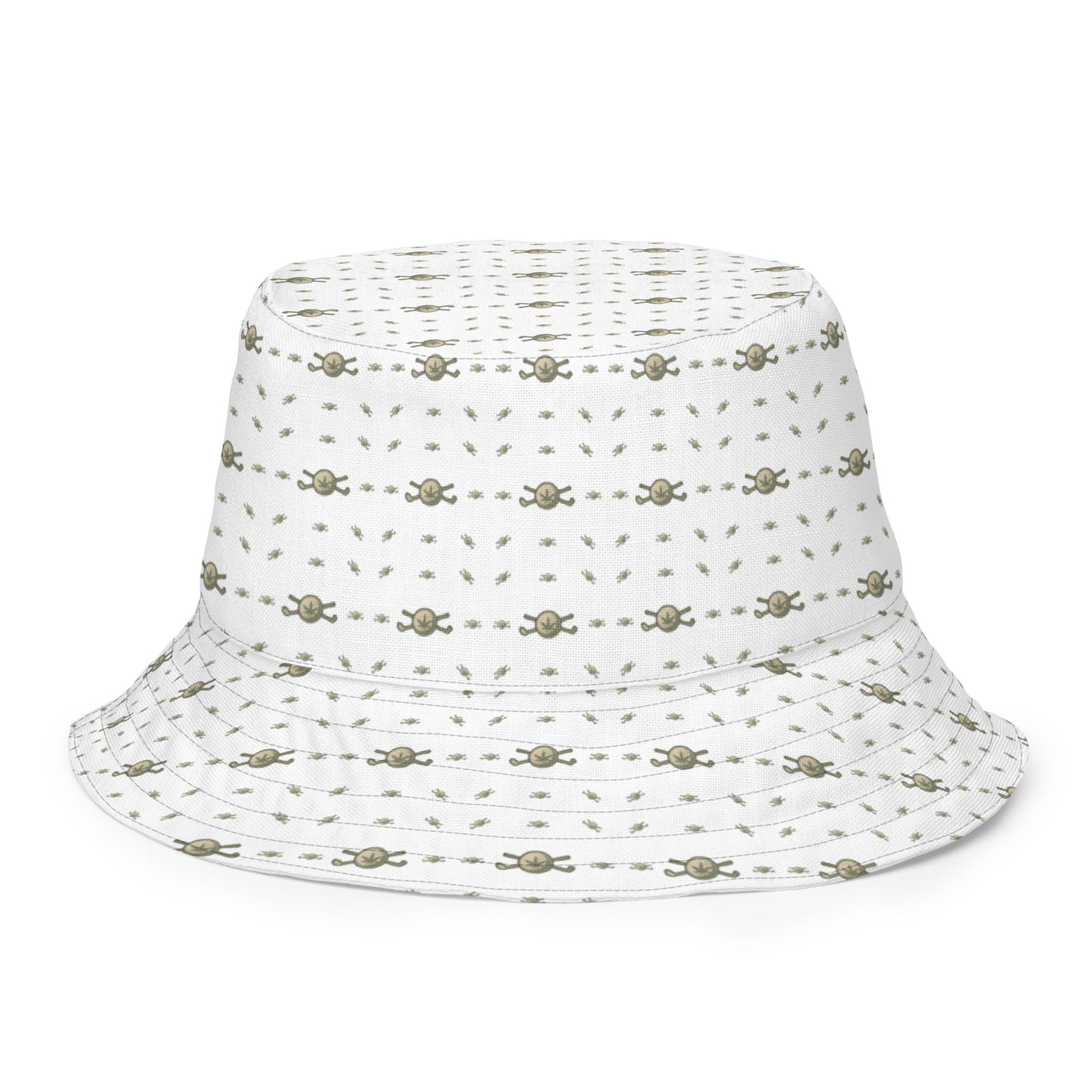 Back 9 Reversible bucket hat - Dark Green/White