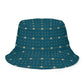 Back 9 Reversible bucket hat - Dark Green/White