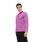 Back 9 - B9 CannaGolf Men's Classic Fit Long-Sleeve Polo Shirt-Light Pink